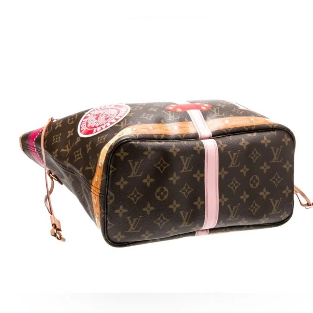 AUTHENTIC *Louis Vuitton* Ltd Edition Neverfull Trunks & Bags Tote MM